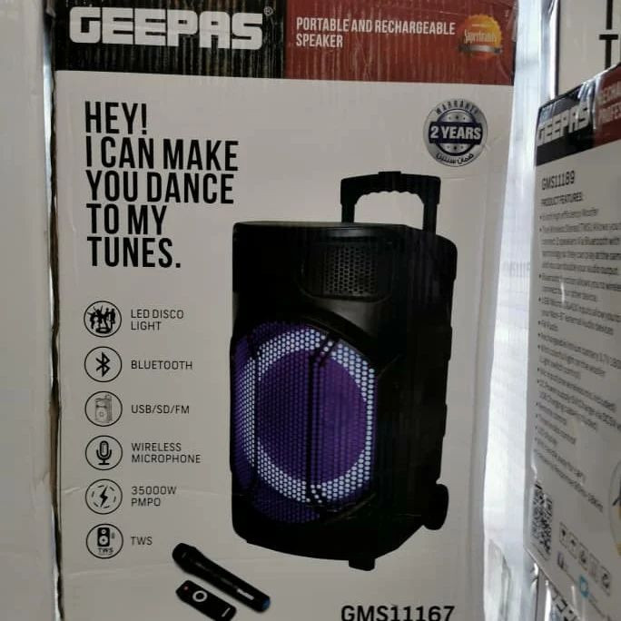 اسپیکر حرفه ای قابل شارژ جی پاس MODEL : GMS11167