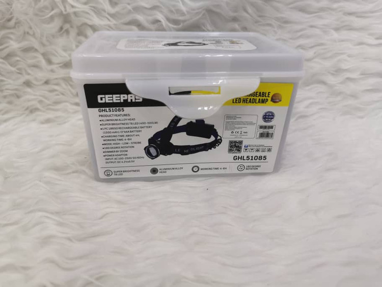 چراغ پیشانی شارژی جی پاس مدل GHL51085