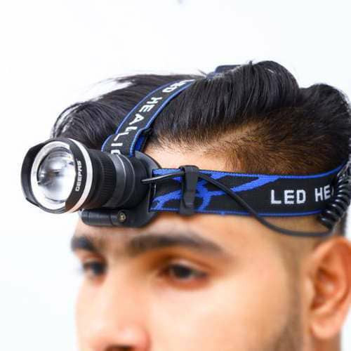 چراغ پیشانی شارژی جی پاس مدل GHL51085