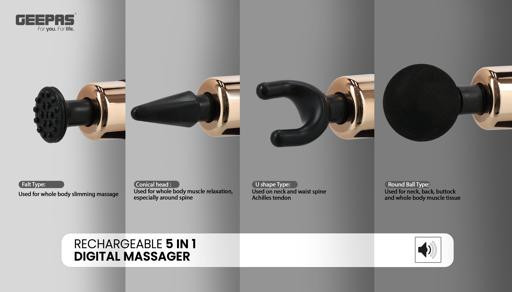 ماساژور شارژی جیپاس مدل GM86063