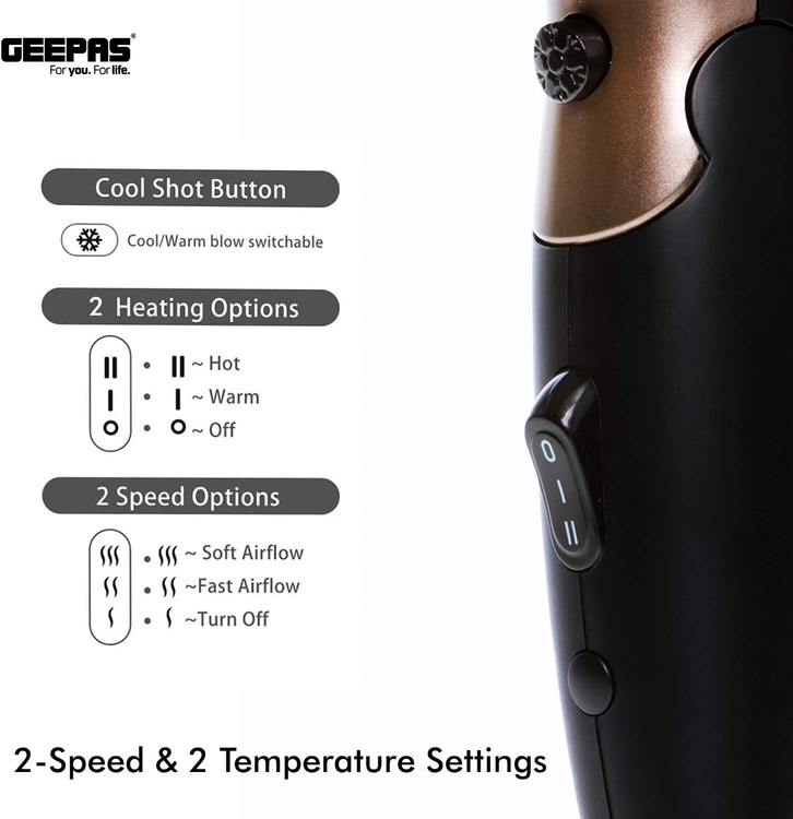 سشوار مسافرتی جیپاس مدل GH8642