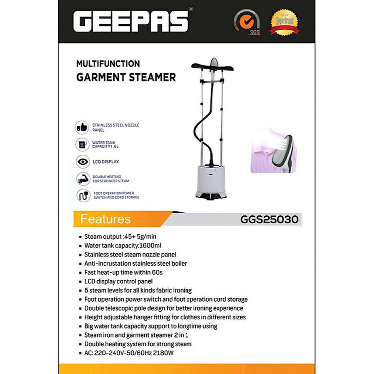بخارگر جی پاس مدل GGS25030