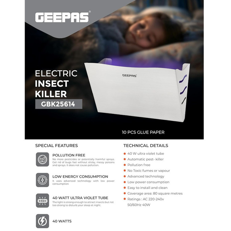 حشره کش برقی جی پاس مدل GBK25614