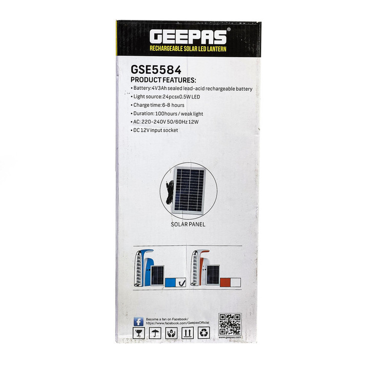 سیستم روشنایی خورشیدی جی پاس مدل GSE5584 کد OR11